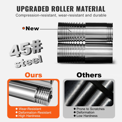 Jewelry Rolling Mill 57mm, 3-in-1 Gear Ratio 1:2, for Metal Crafting