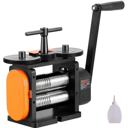Jewelry Rolling Mill 57mm, 3-in-1 Gear Ratio 1:2, for Metal Crafting