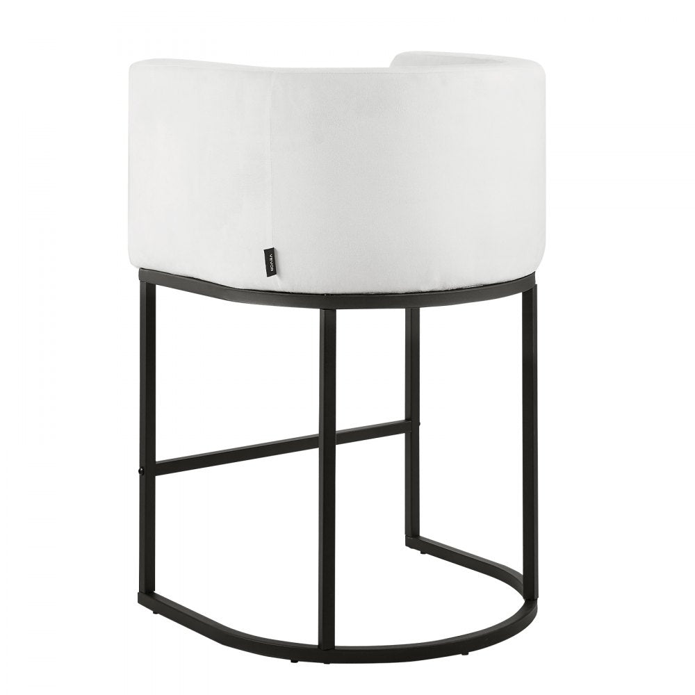 63cm Bar Stool Counter Height Barstool Backrest Kitchen Chair Set of 3