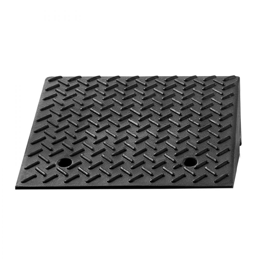 Driveway Curb Ramp, 3.175 Tons Load Capacity, 17.8 cm Rise Height Heavy Duty Curbside Bridge Ramp with Drainage Tank for