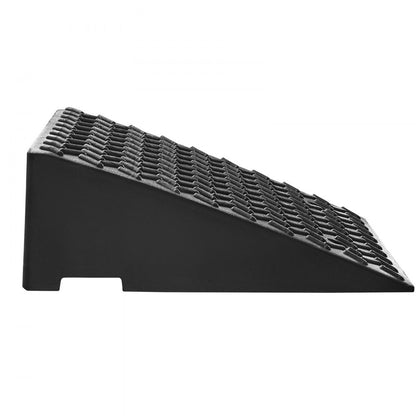 Driveway Curb Ramp, 3.175 Tons Load Capacity, 17.8 cm Rise Height Heavy Duty Curbside Bridge Ramp with Drainage Tank for