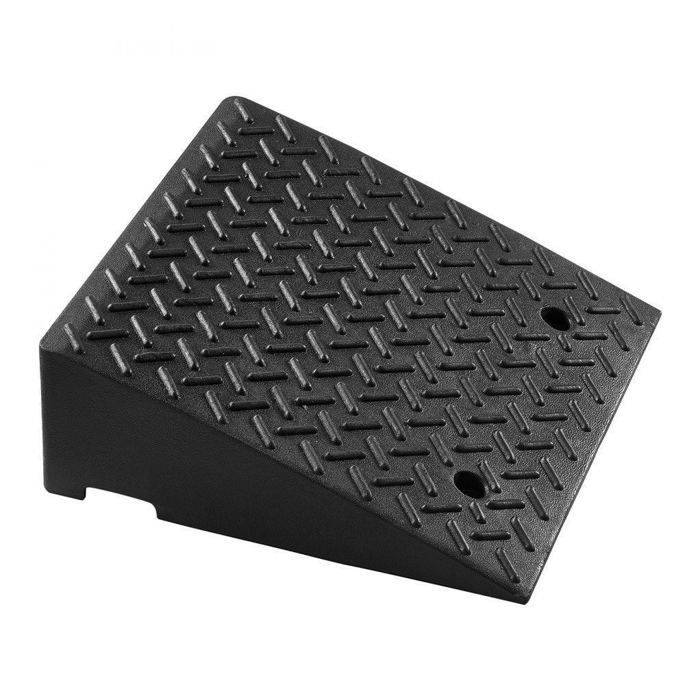 Driveway Curb Ramp, 3.175 Tons Load Capacity, 17.8 cm Rise Height Heavy Duty Curbside Bridge Ramp with Drainage Tank for