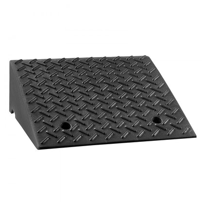 Driveway Curb Ramp, 3.175 Tons Load Capacity, 17.8 cm Rise Height Heavy Duty Curbside Bridge Ramp with Drainage Tank for