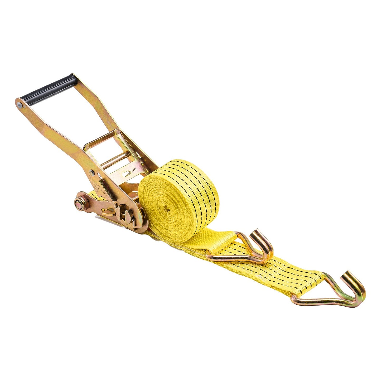 Ratchet Straps, 50.8 mm x 4.6 m, Heavy Duty Tie Down Straps with Double J Hook, 2268 kg Break Strength, Carry Bag, Tie Down Ratcheting for Moving, Trailers, Motorcycles, Kayaks, Car Roof, 6 Pack