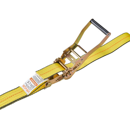 Ratchet Straps, 50.8 mm x 9.1 m, Heavy Duty Tie Down Straps with Double J Hook, 4536 kg Break Strength, Carry Bag, Tie Down Ratcheting for Moving, Trailers, Motorcycles, Kayaks, Car Roof, 4 Pack