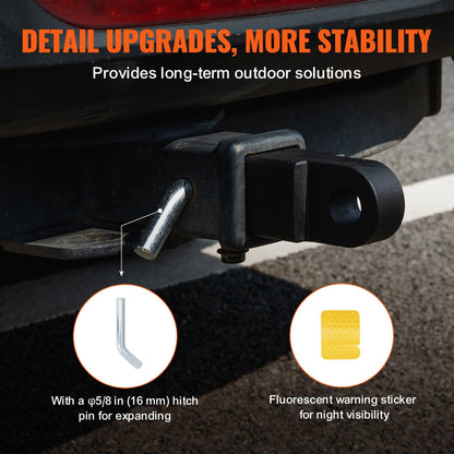 50mm Heavy Duty Trailer Hitch Shackle Receiver for Trucks and Jeeps