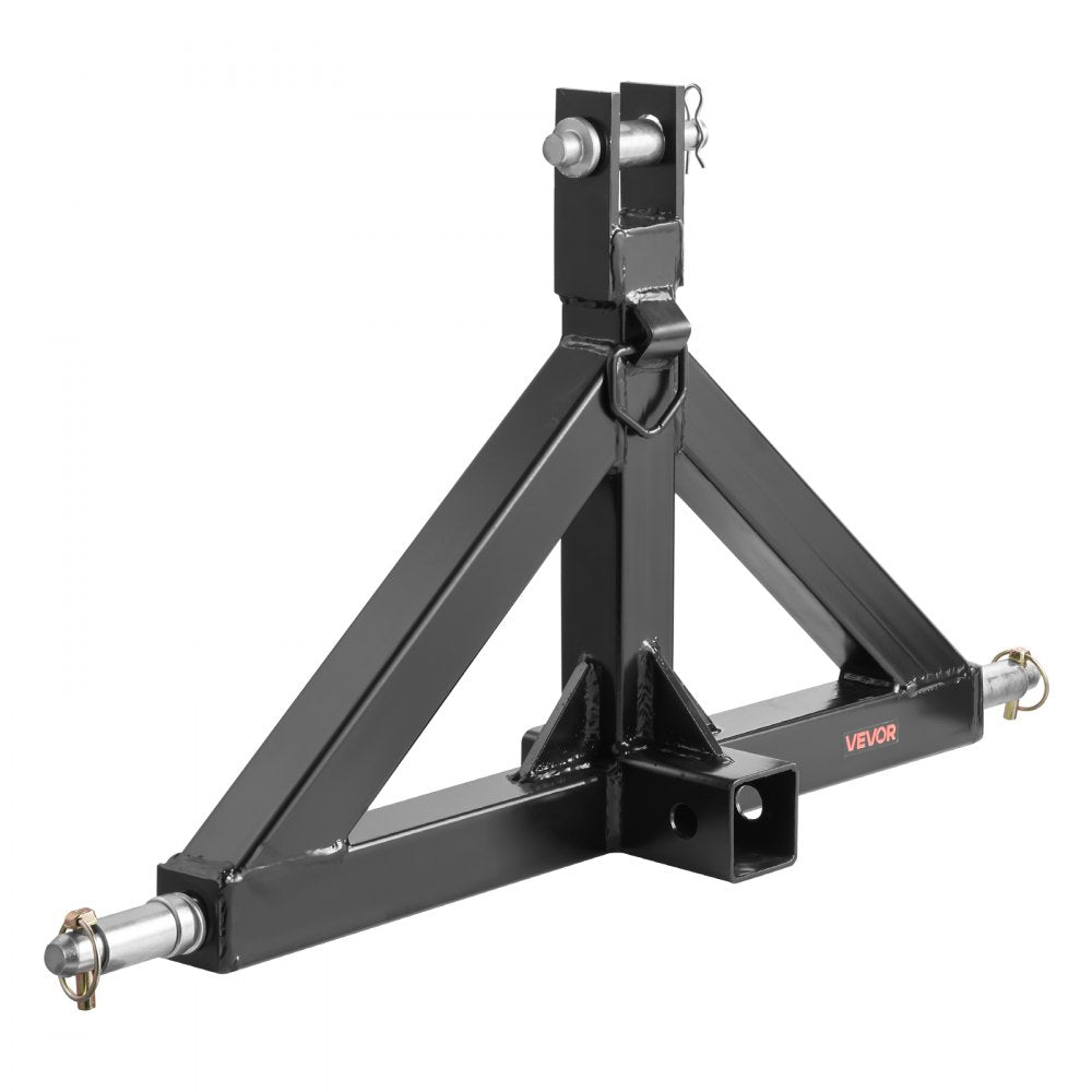VEVOR 3 Point 2" Trailer Hitch Receiver Quick Hitch Adapter 3000lbs Capacity