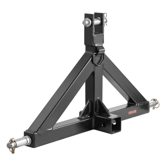 VEVOR 3 Point 2" Trailer Hitch Receiver Quick Hitch Adapter 3000lbs Capacity