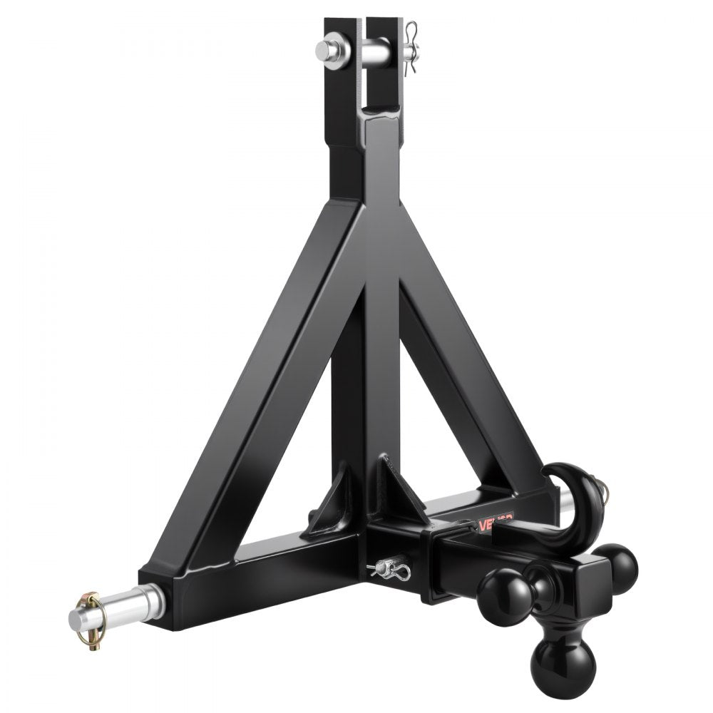 VEVOR 3 Point 2" Trailer Hitch Receiver Tractor Drawbar Quick Hitch Adapter