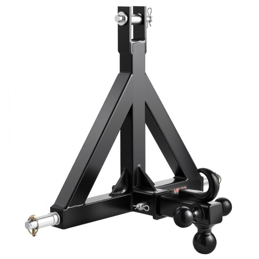 VEVOR 3 Point 2" Trailer Hitch Receiver Tractor Drawbar Quick Hitch Adapter