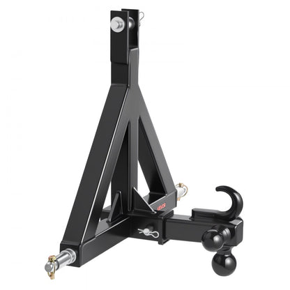VEVOR 3 Point 2" Trailer Hitch Receiver Tractor Drawbar Quick Hitch Adapter