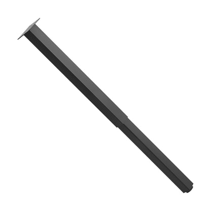 Adjustable Table Legs, 610-1016 mm Square Steel Furniture Legs, 544 kg Max Load Heavy Duty, Quick Installation, for Home Office Desk DIY, Coffee Dinner Bar Tables, Workbenches, 4 PCS, Black
