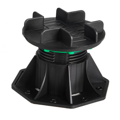 8 Pcs Adjustable Deck Support Pedestal Deck Foundation Base 3.54-4.65 in