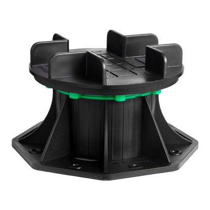 8 Pcs Adjustable Deck Support Pedestal Deck Foundation Base 3.54-4.65 in