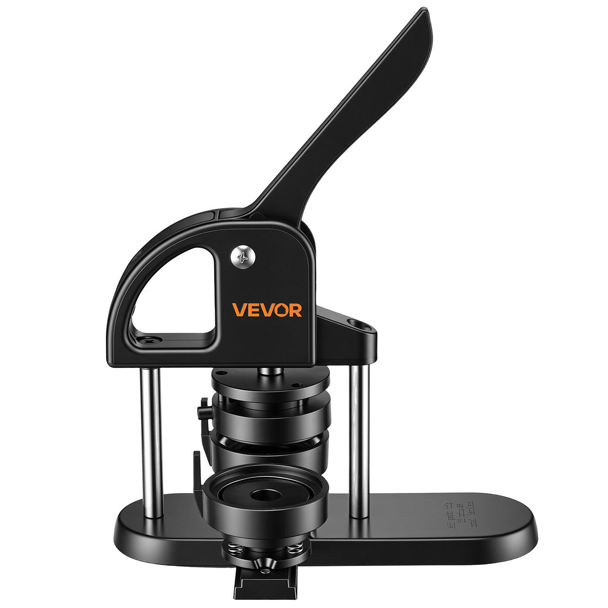 Button Maker Machine 1"/1.25"/2.25"(25/32/58 mm) Pin Maker Black, with 300pcs Button Parts, Circle Cutter and Magic Book, Ergonomic Handle, for DIY Badges, Pins, Fridge Magnets and Key Chains