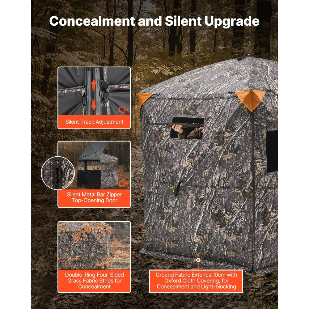 6-7 Person Portable Hunting Blind Ground Deer Duck Blind Carrying Bag