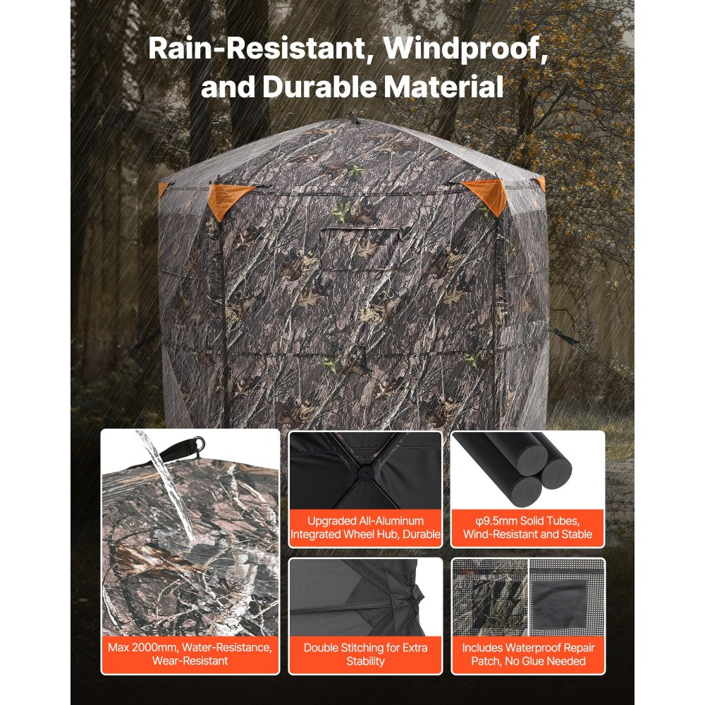 6-7 Person Portable Hunting Blind Ground Deer Duck Blind Carrying Bag