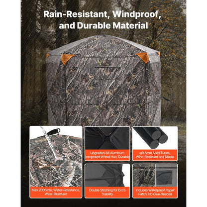 6-7 Person Portable Hunting Blind Ground Deer Duck Blind Carrying Bag