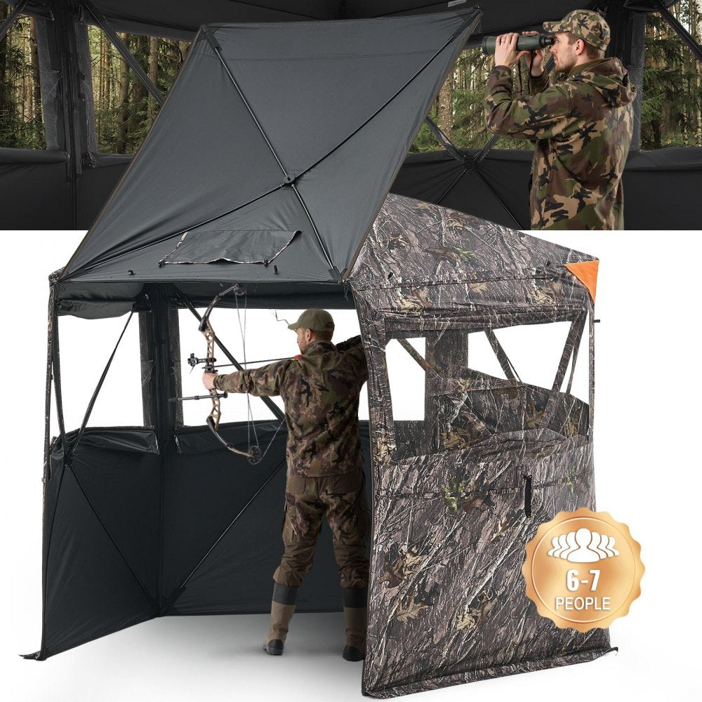6-7 Person Portable Hunting Blind Ground Deer Duck Blind Carrying Bag