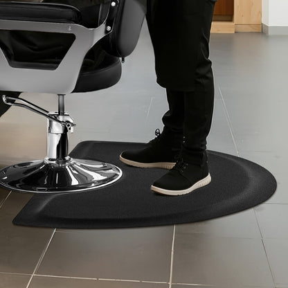 VEVOR Salon Mat for Hair Stylist 1520 x 910 mm Semicircle Salon Mat 13mm Thick