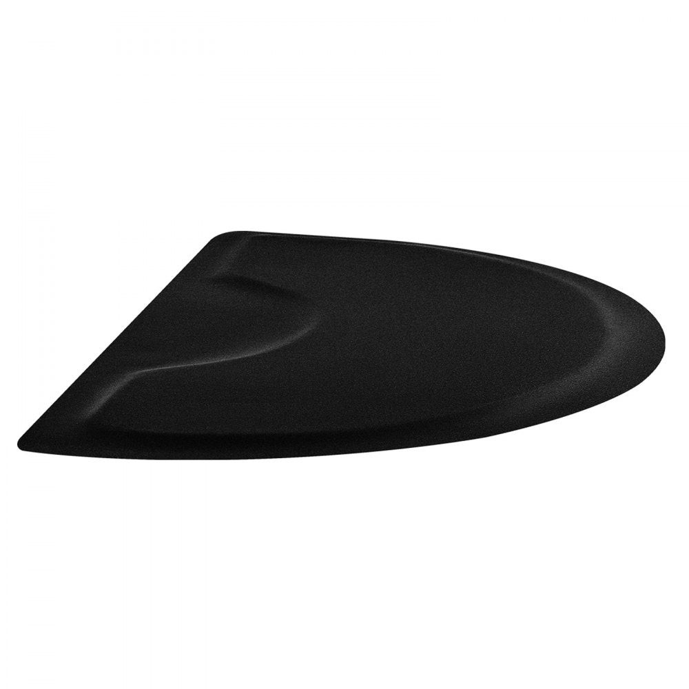 VEVOR Salon Mat for Hair Stylist 1520 x 910 mm Semicircle Salon Mat 13mm Thick