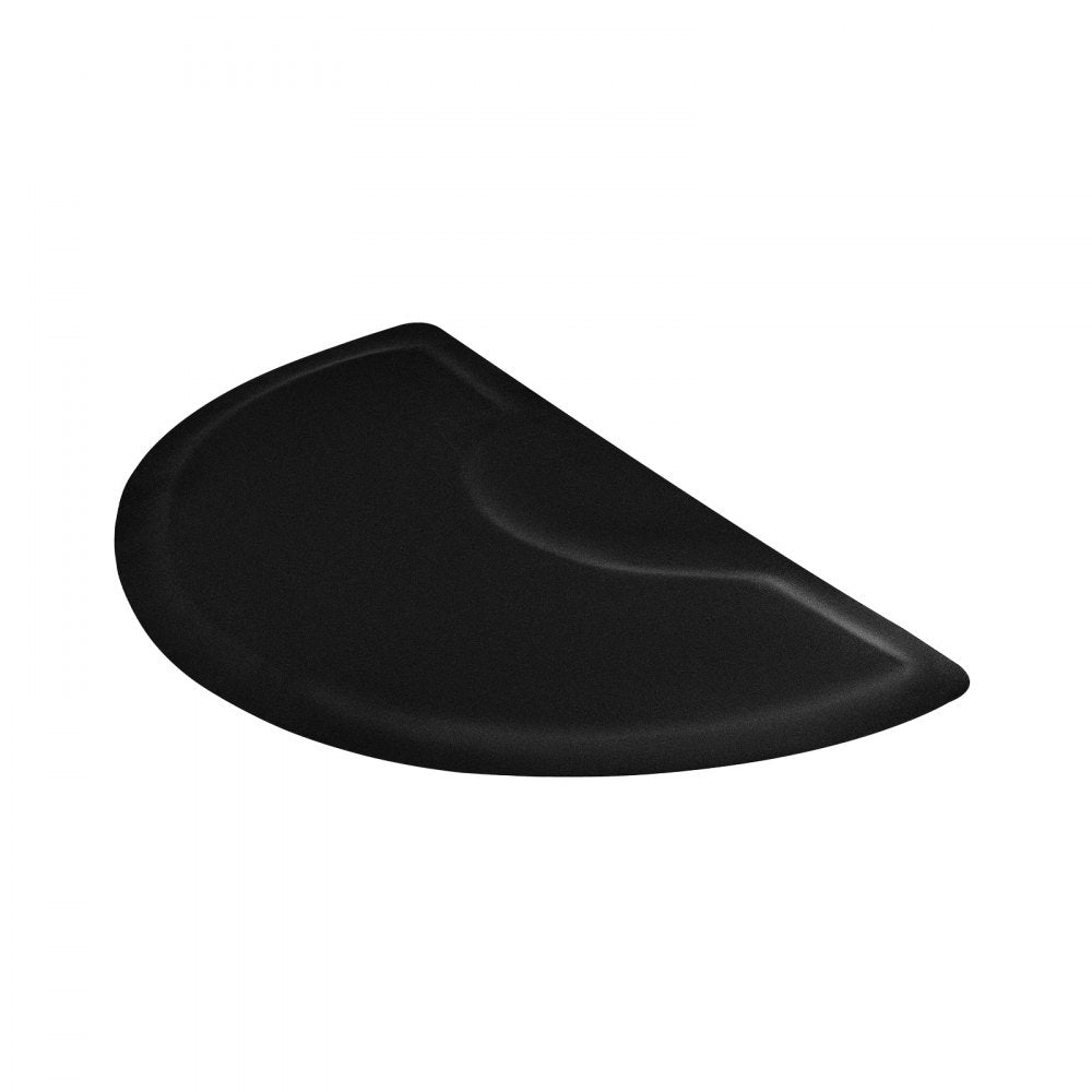 VEVOR Salon Mat for Hair Stylist 1520 x 910 mm Semicircle Salon Mat 13mm Thick