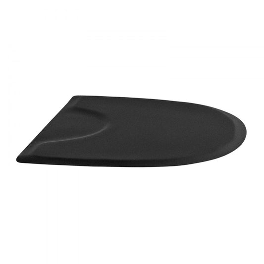 VEVOR Salon Mat for Hair Stylist 1220 x 905 mm Semicircle Salon Mat 13mm Thick