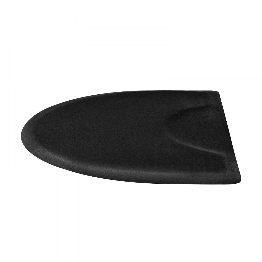 VEVOR Salon Mat for Hair Stylist 1220 x 905 mm Semicircle Salon Mat 13mm Thick