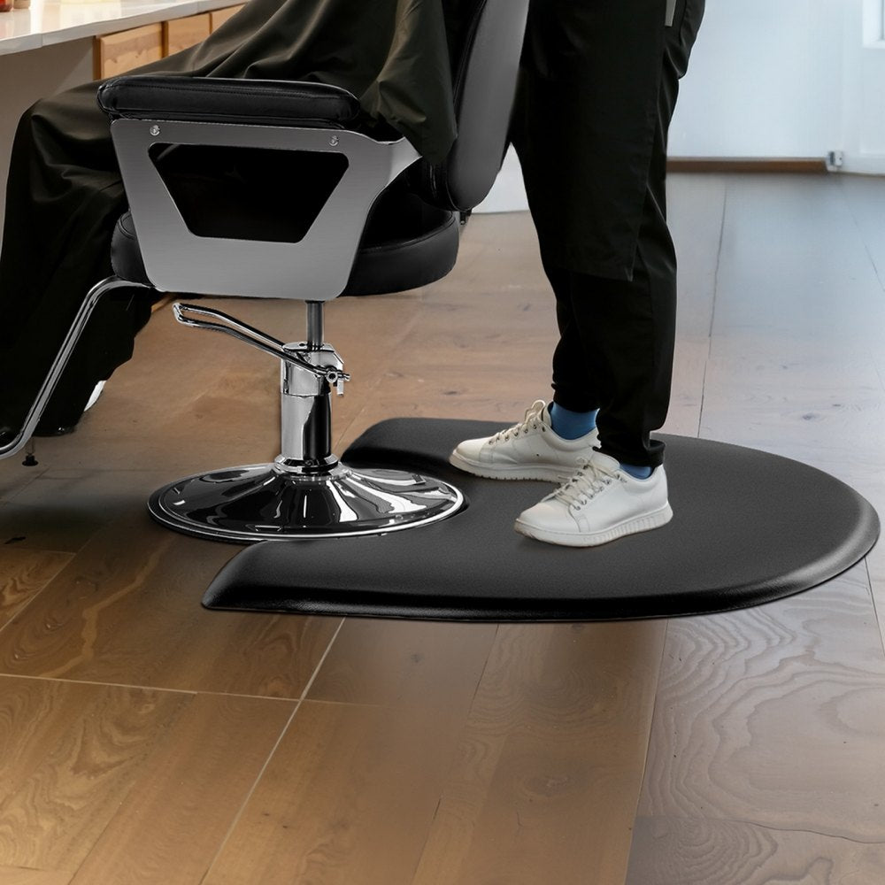 Salon Mat for Hair Stylist 1220 x 930 mm Semicircle Salon Mat 25mm Thick
