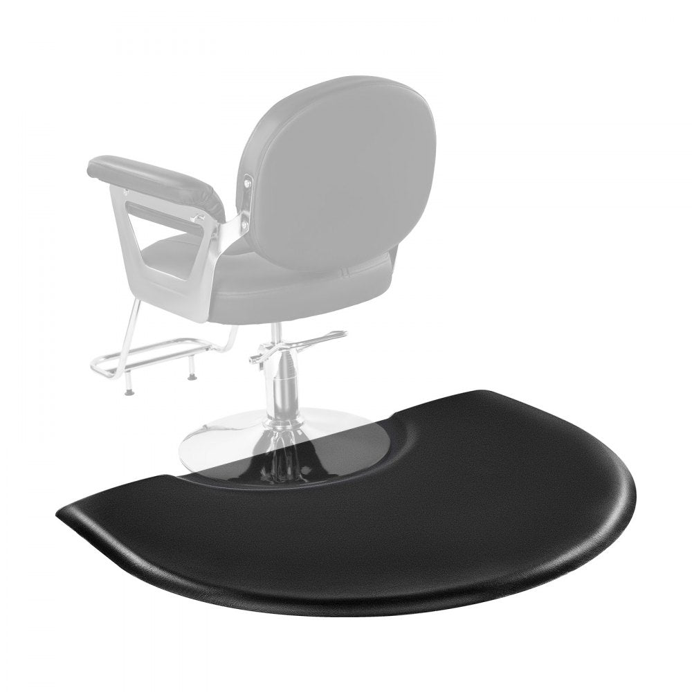 Salon Mat for Hair Stylist 1220 x 930 mm Semicircle Salon Mat 25mm Thick