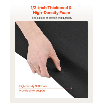 VEVOR Salon Mat for Hair Stylist 1525 x 910 mm Rectangle Salon Mat 13mm Thick