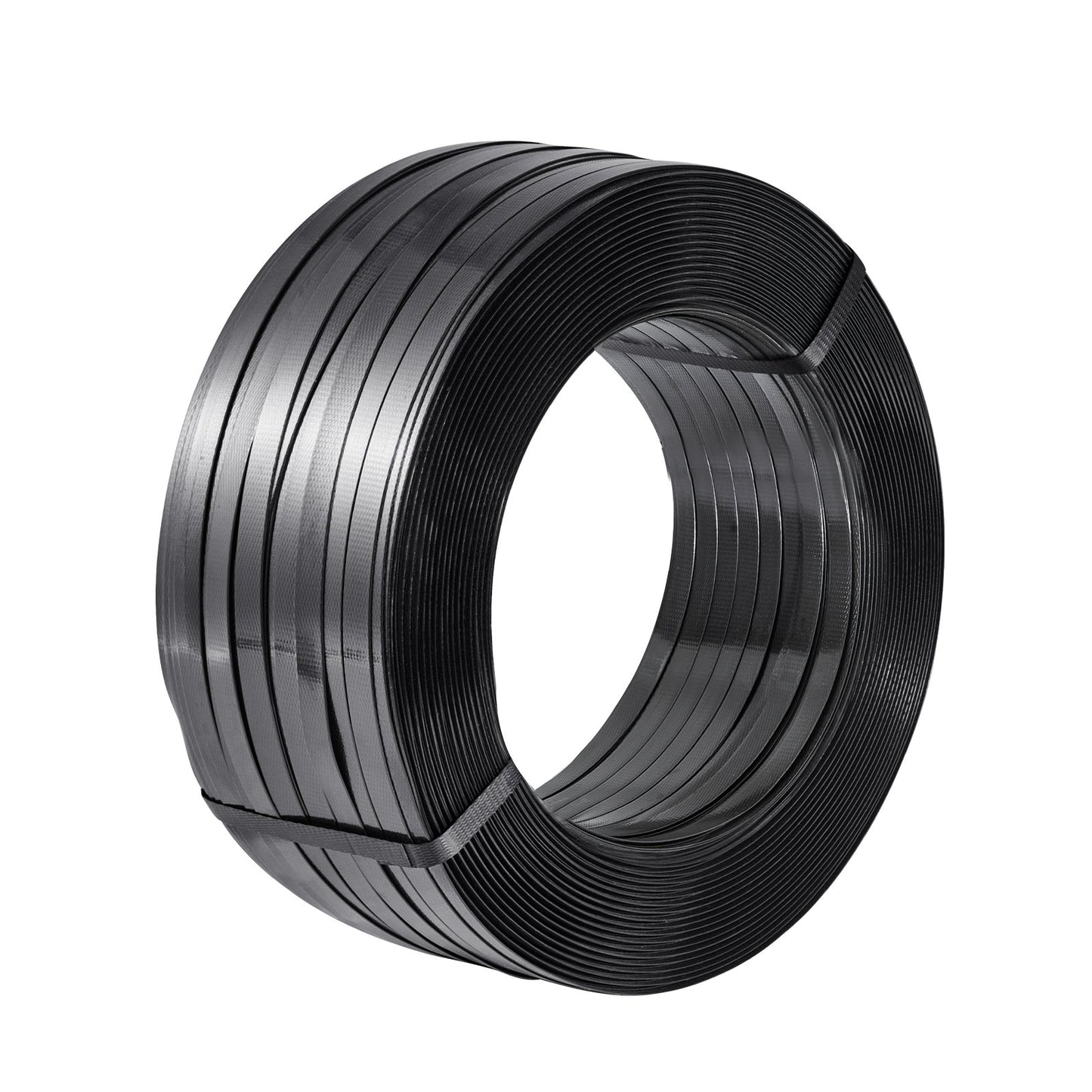 Banding Strapping Kit, Heavy Duty Banding Sealer Tool with 610 m PET Band, 600 Metal Seals, 200 Corner Protectors, Plastic Pallet Packaging Strapping Kit for Warehouse, Transportation, Home