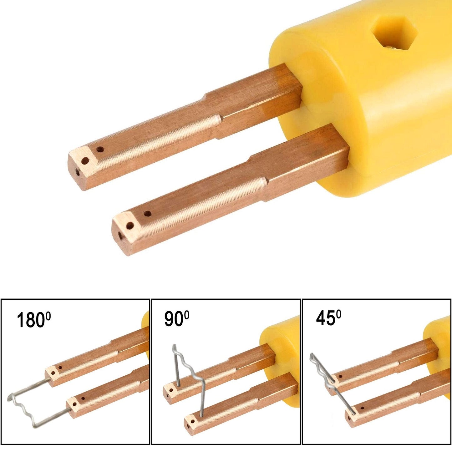 Auto Car Bumper Plastic Welder Kit with 300 Staples and Adjustable Heat Settings