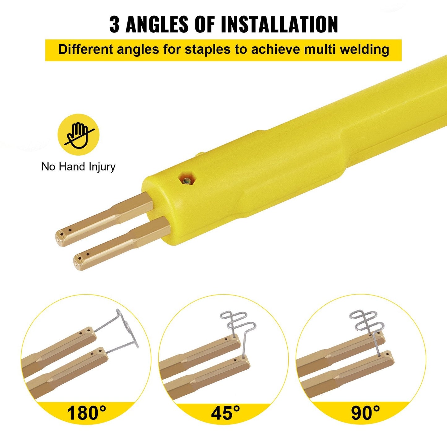 Plastic Welder & Bumper Repair Kit with 600 Staples - 20W Adjustable Heat Power