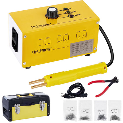 Plastic Welder & Bumper Repair Kit with 600 Staples - 20W Adjustable Heat Power