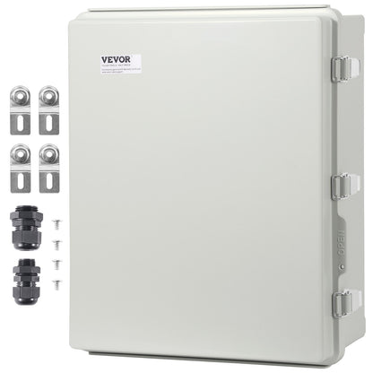 VEVOR Outdoor Electrical Junction Box, 350 x 250 x 150 mm, ABS Plastic Electrical