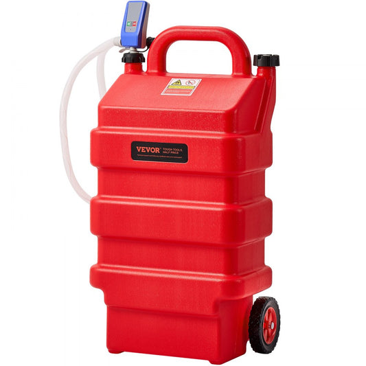VEVOR Fuel Caddy 16 Gallon Portable Fuel Tank with 12V DC Electric Transfer Pump