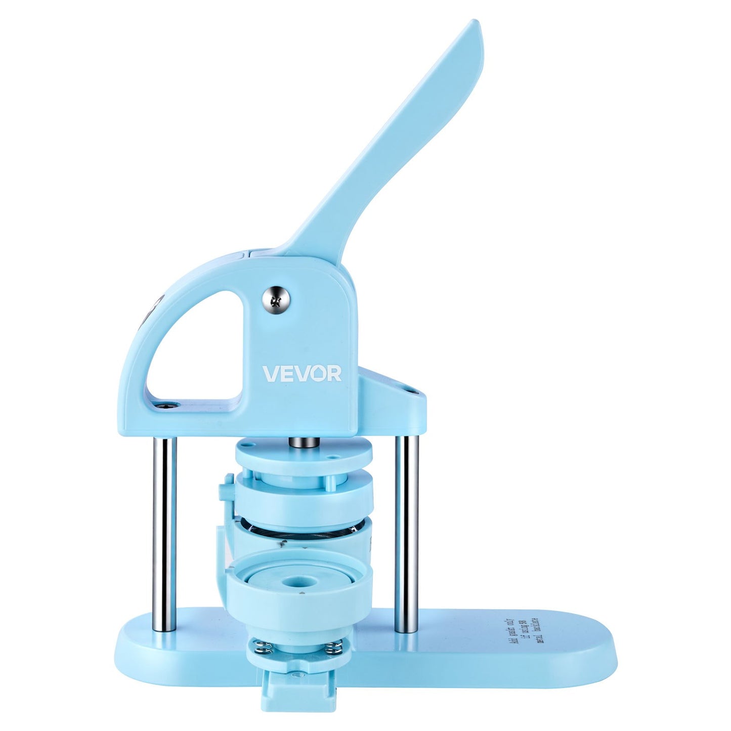 Button Maker Machine 1"/1.25"/2.25"(25/32/58 mm) Pin Maker Blue, with 300pcs Button Parts, Circle Cutter and Magic Book, Ergonomic Handle, for DIY Badges, Pins, Fridge Magnets and Key Chains