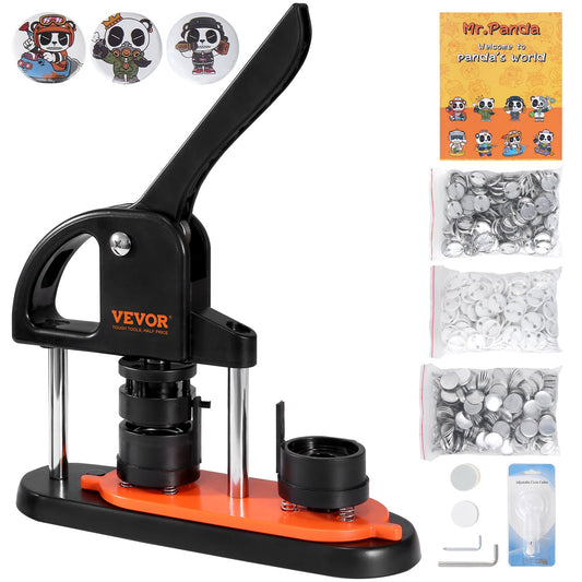 VEVOR Button Maker Machine, 1.25 inch/32mm Pin Maker, Installation-Free Badge Punch