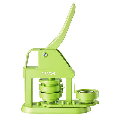 Button Maker Machine, 58 mm, Plastic Pin Maker with 100pcs Button Parts, Mr. Panda Magic Book, Circle Cutter and Hex Wrenches, Reinforced Ergonomic Handle, for DIY Badges, Personalized Pins