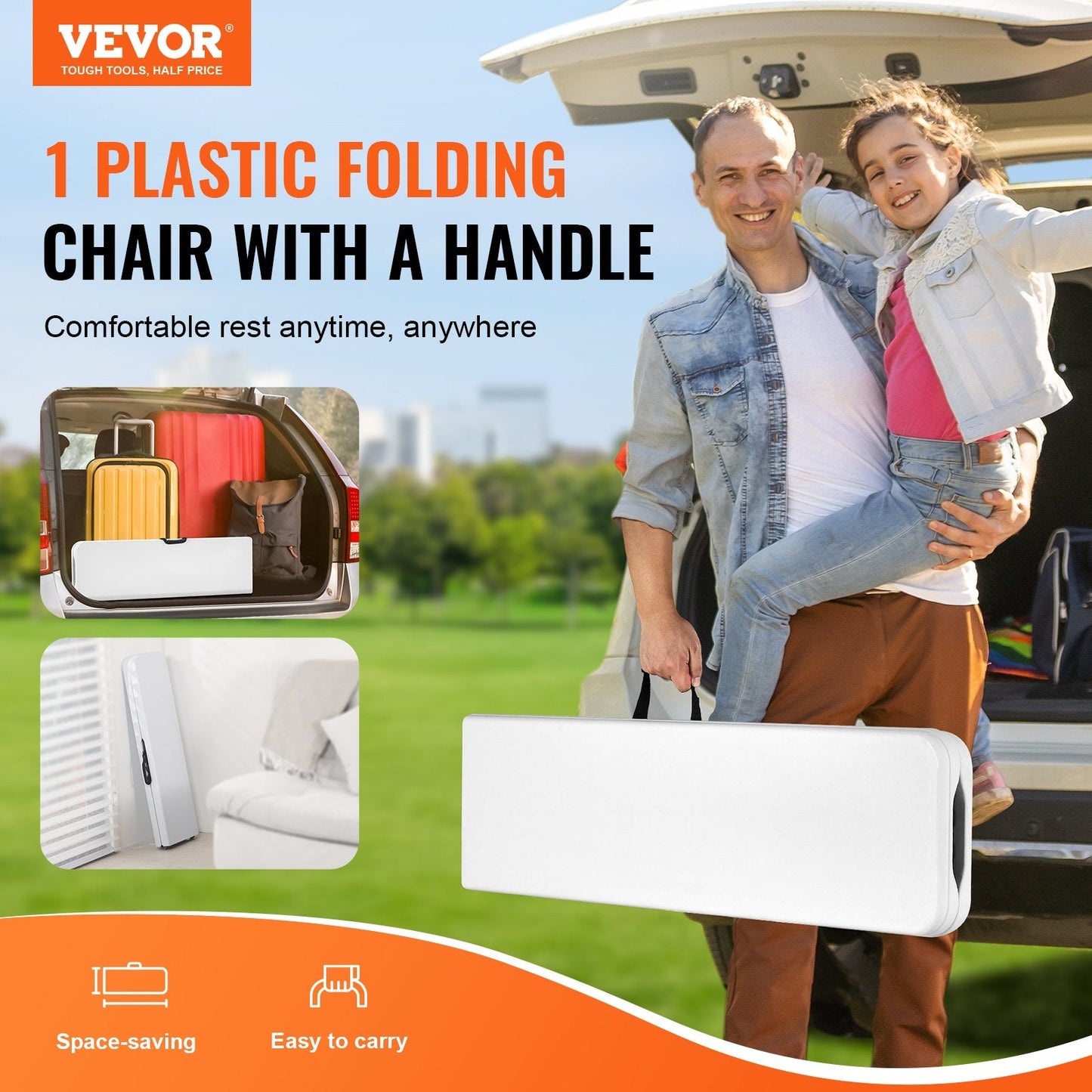 6-Foot Portable Folding Bench for Outdoor Picnic, Camping, and Garden, 7.36 kg