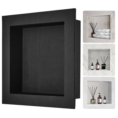 VEVOR Shower Niche 41 x 41x10cm ,16 x 16x 4 Inch Single Shelf Wall-inserted for