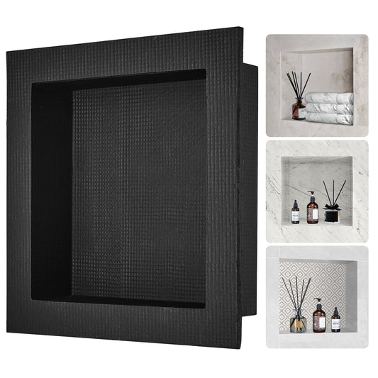 VEVOR Shower Niche 41 x 41x10cm ,16 x 16x 4 Inch Single Shelf Wall-inserted for
