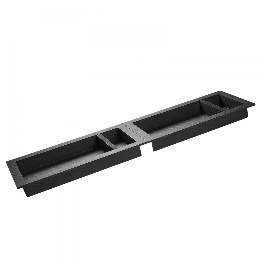 VEVOR Shower Niche 40.6 x 81.3 + 40.6 x 81.3 cm Recessed Wall Shelf Bathroom