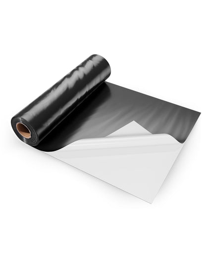 VEVOR 10Mil Plastic Sheeting Roll 10 x 65 FT Heavy Duty Film Black & White
