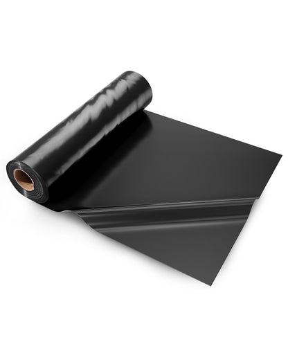 VEVOR 6Mil Plastic Sheeting Roll 24 x 100 FT Heavy Duty Polyethylene Black
