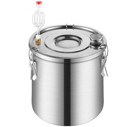 VEVOR Moonshine Still Water Alcohol Distiller 3Gal w/Thumper Keg & 8W Water Pump
