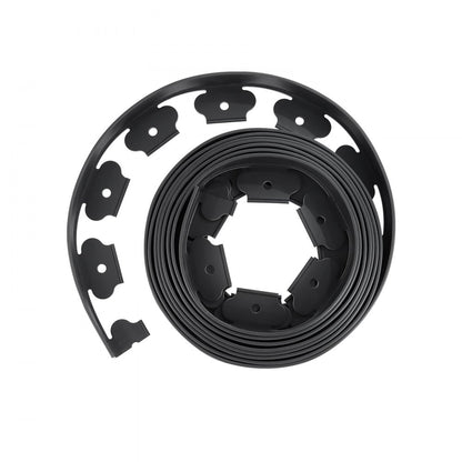 Landscape Edging 600 x 5 cm L-Shaped Durable Plastic Garden Border No Dig