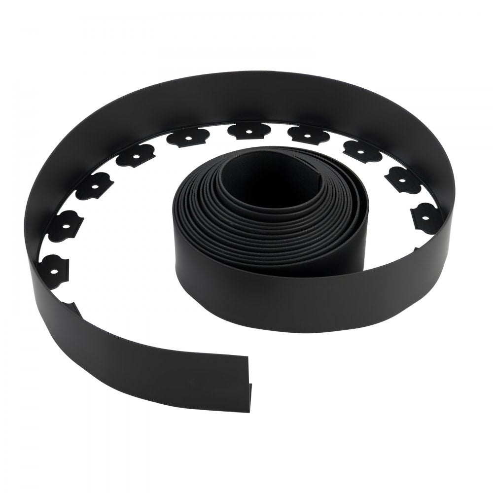 Landscape Edging 1000x10 cm L-Shaped Durable Plastic Garden Border No Dig