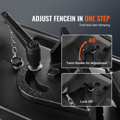 Abrasive Chop Saw with 0-45° Miter Adjust, 355mm Blade, 2300W, 3600RPM